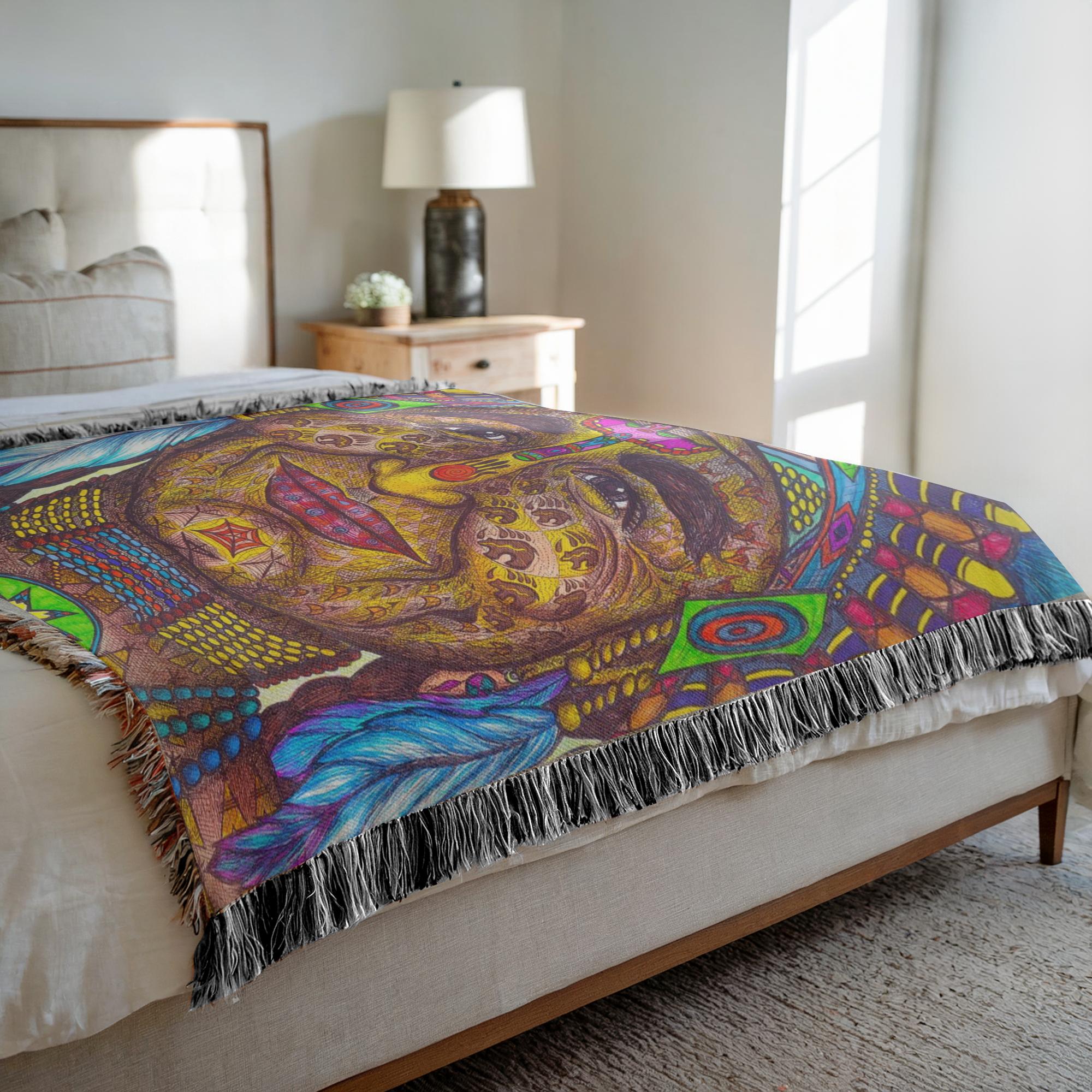 the-wisdom-keeper-of-leadership-full-color-woven-blanket – Wisdom Keepers