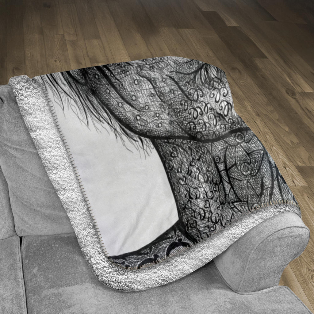 the-wisdom-keeper-of-inquiry-truth-black-white-fleece-sherpa-blanket – Wisdom Keepers