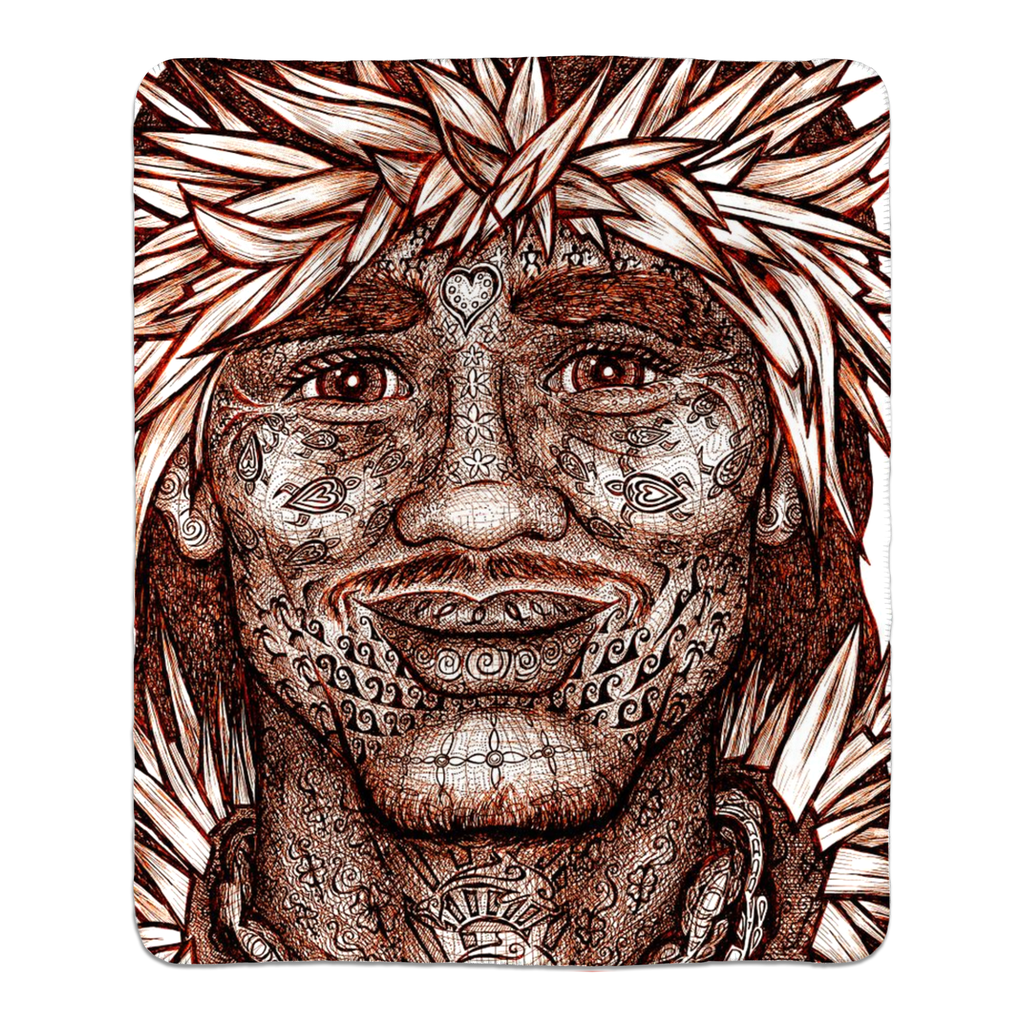the-wisdom-keeper-of-vitality-brown-white-fleece-sherpa-blanket – Wisdom Keepers