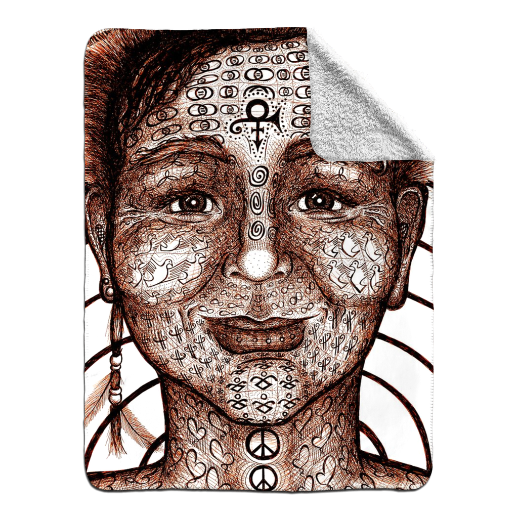 the-wisdom-keeper-of-equality-tenderness-brown-white-fleece-sherpa-blanket – Wisdom Keepers