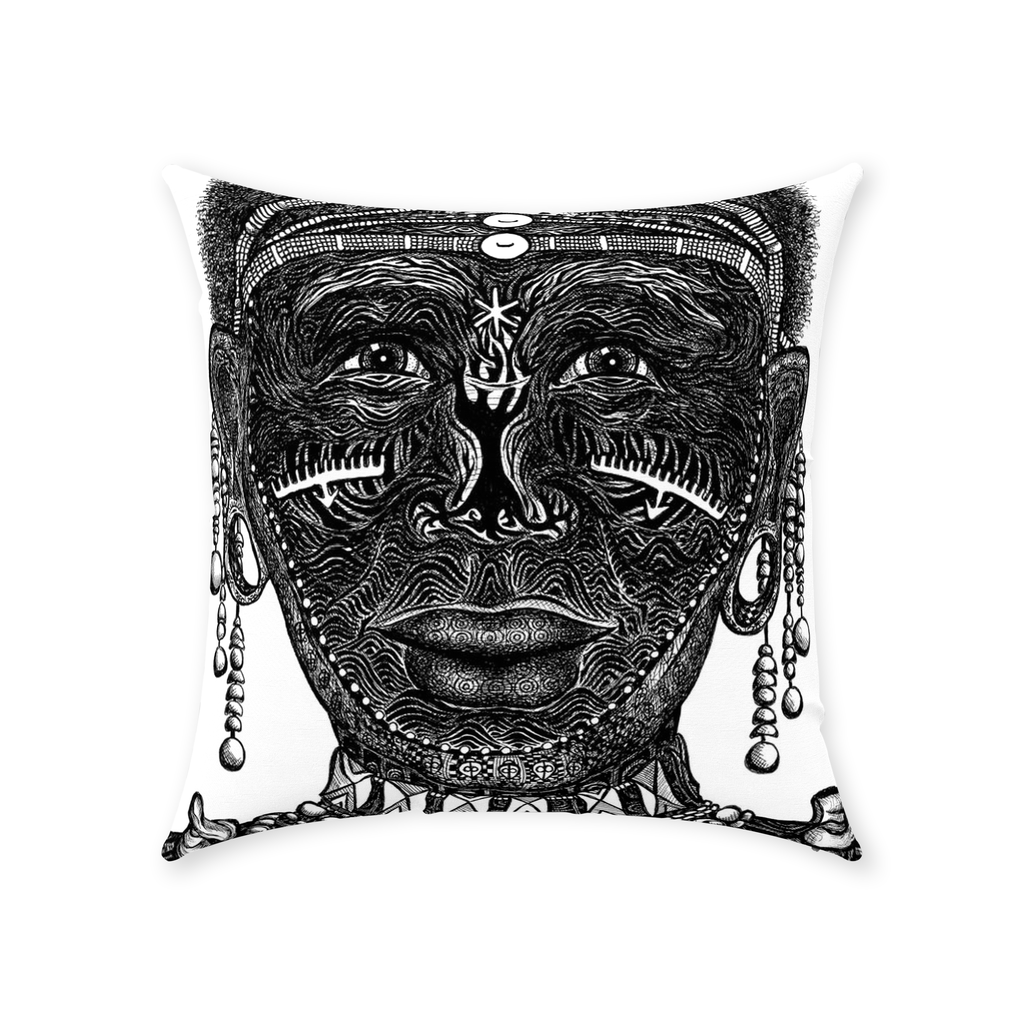 the-wisdom-keeper-of-perseverance-black-white-cotton-twill-pillow – Wisdom Keepers