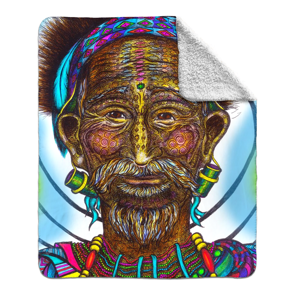 the-wisdom-keeper-of-versatility-full-color-fleece-sherpa-blanket – Wisdom Keepers