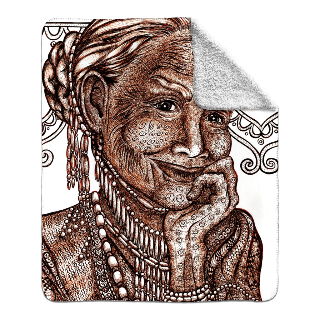 the-wisdom-keeper-of-understanding-forgiveness-brown-white-fleece-sherpa-blanket – Wisdom Keepers