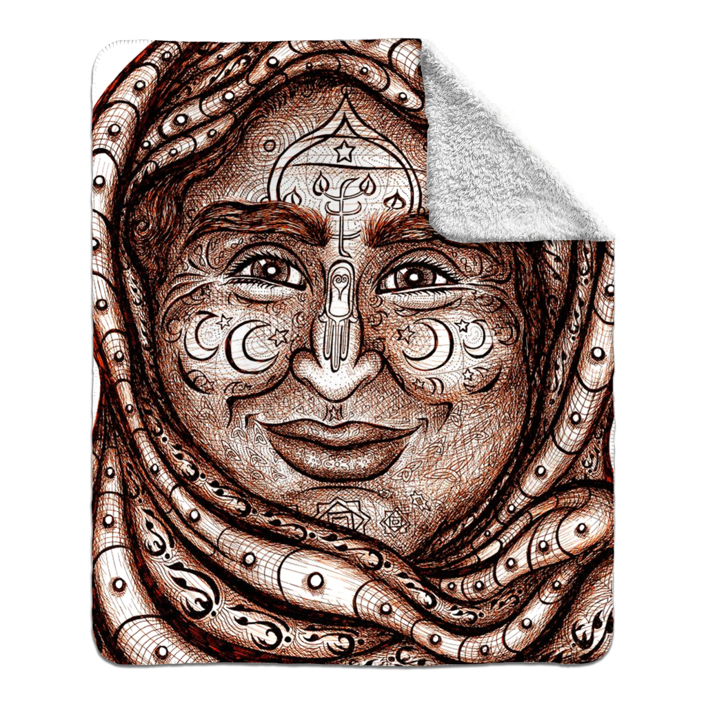 the-wisdom-keeper-of-diplomacy-peace-brown-white-fleece-sherpa-blanket – Wisdom Keepers