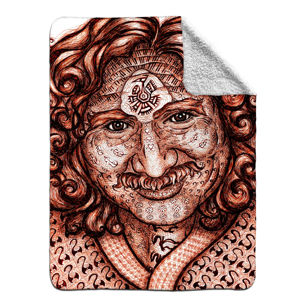 the-wisdom-keeper-of-self-assurance-brown-white-fleece-sherpa-blanket – Wisdom Keepers