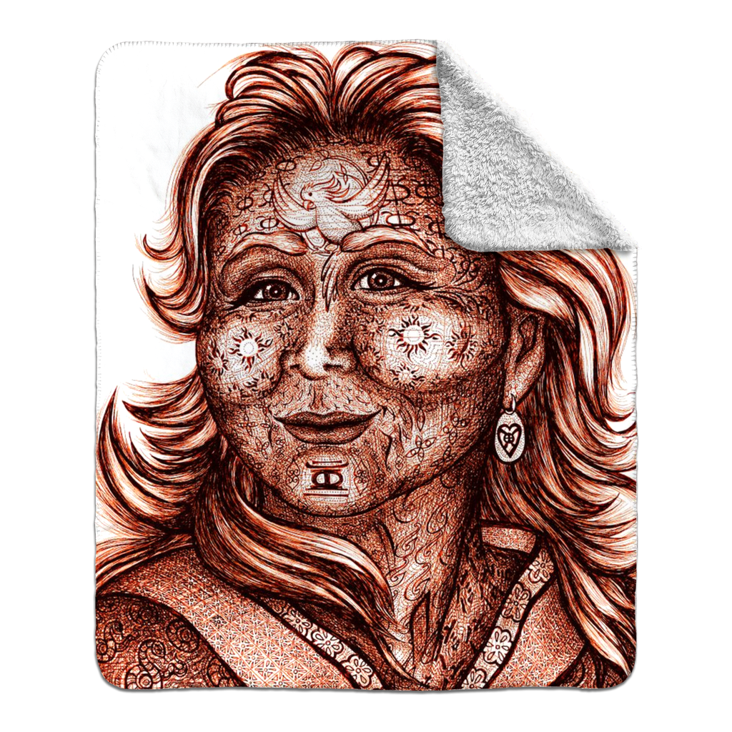 the-wisdom-keeper-of-commitment-devotion-brown-white-fleece-sherpa-blanket – Wisdom Keepers
