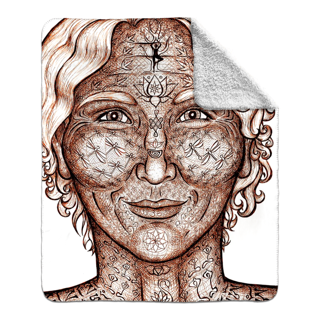 the-wisdom-keeper-of-precision-impeccability-brown-white-fleece-sherpa-blanket – Wisdom Keepers