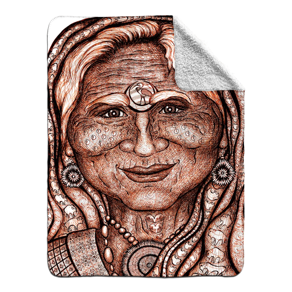 the-wisdom-keeper-of-synergy-communion-brown-white-fleece-sherpa-blanket – Wisdom Keepers