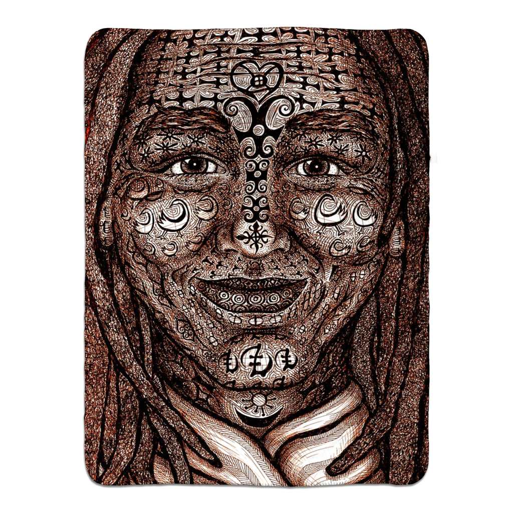 the-wisdom-keeper-of-dynamism-brown-white-fleece-sherpa-blanket – Wisdom Keepers