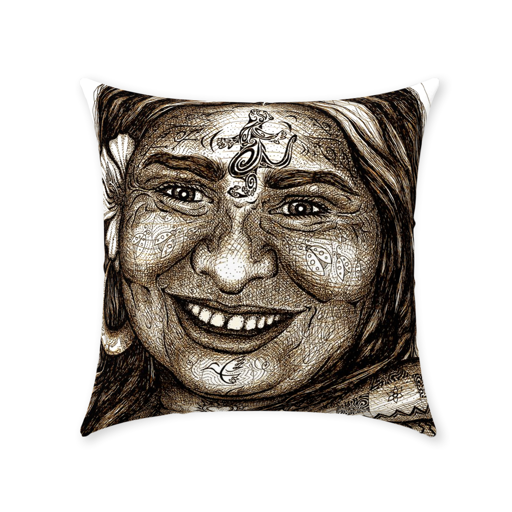 the-wisdom-keeper-of-delight-brown-white-cotton-twill-pillow – Wisdom Keepers