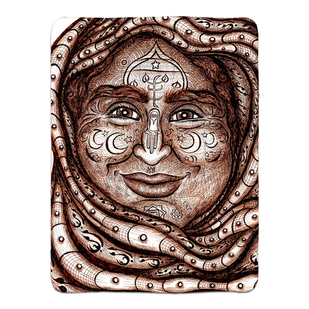 the-wisdom-keeper-of-diplomacy-peace-brown-white-fleece-sherpa-blanket – Wisdom Keepers