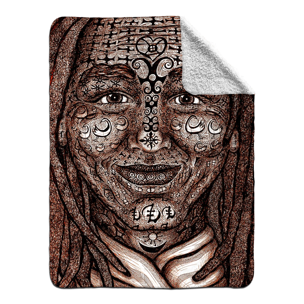 the-wisdom-keeper-of-dynamism-brown-white-fleece-sherpa-blanket – Wisdom Keepers