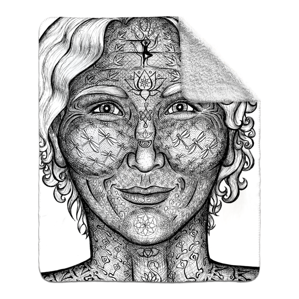 the-wisdom-keeper-of-precision-impeccability-black-white-fleece-sherpa-blanket – Wisdom Keepers