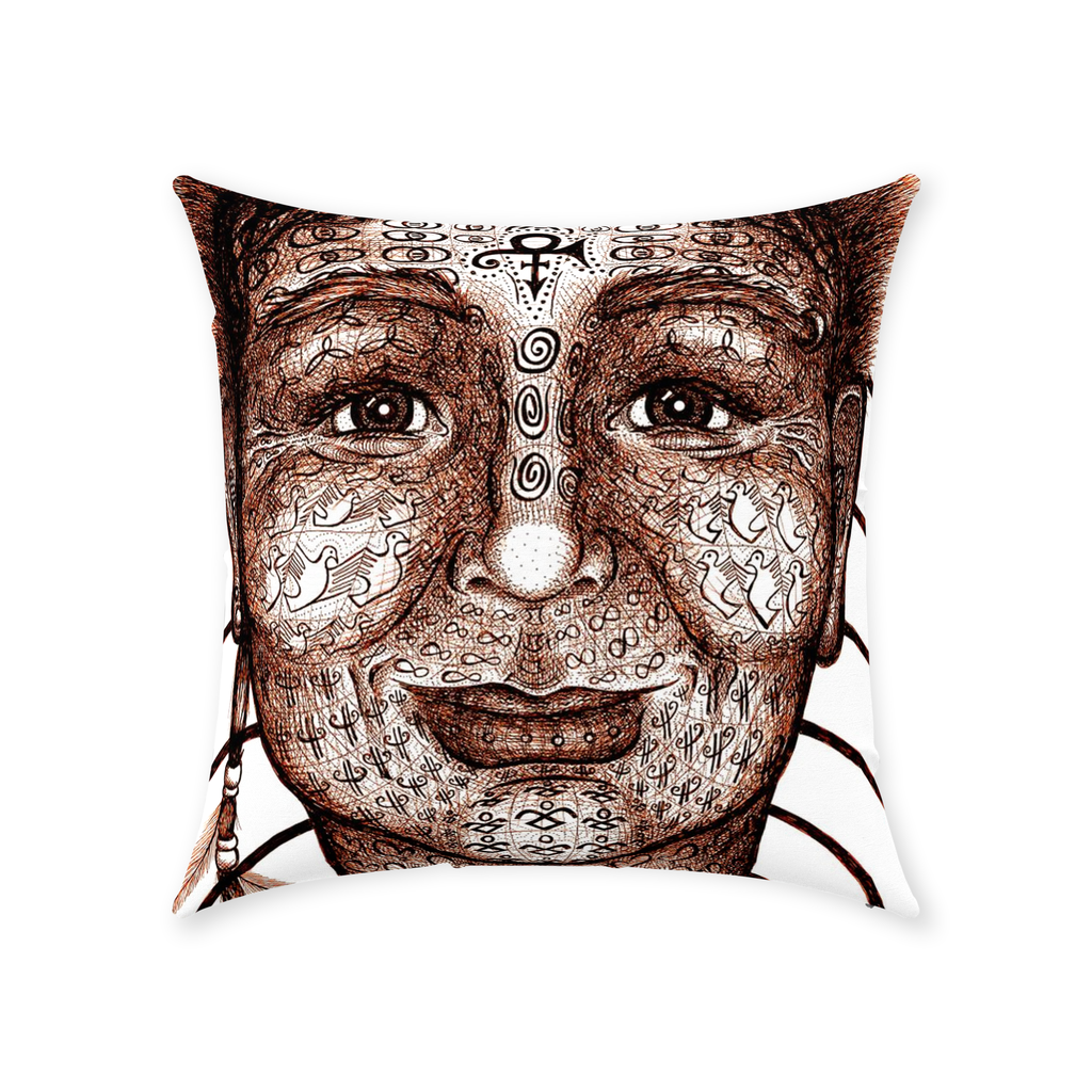 the-wisdom-keeper-of-equality-tenderness-brown-white-cotton-twill-pillow – Wisdom Keepers