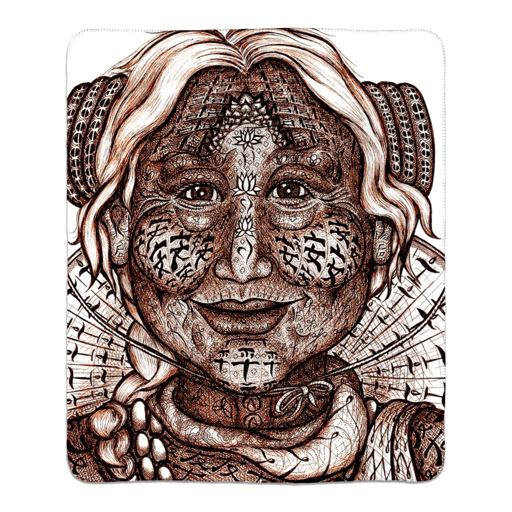 the-wisdom-keeper-of-inspiration-brown-white-fleece-sherpa-blanket – Wisdom Keepers