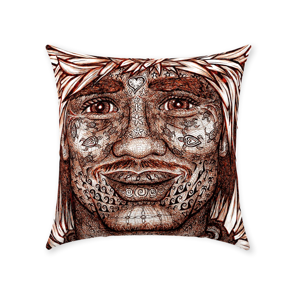 the-wisdom-keeper-of-vitality-brown-white-cotton-twill-pillow – Wisdom Keepers