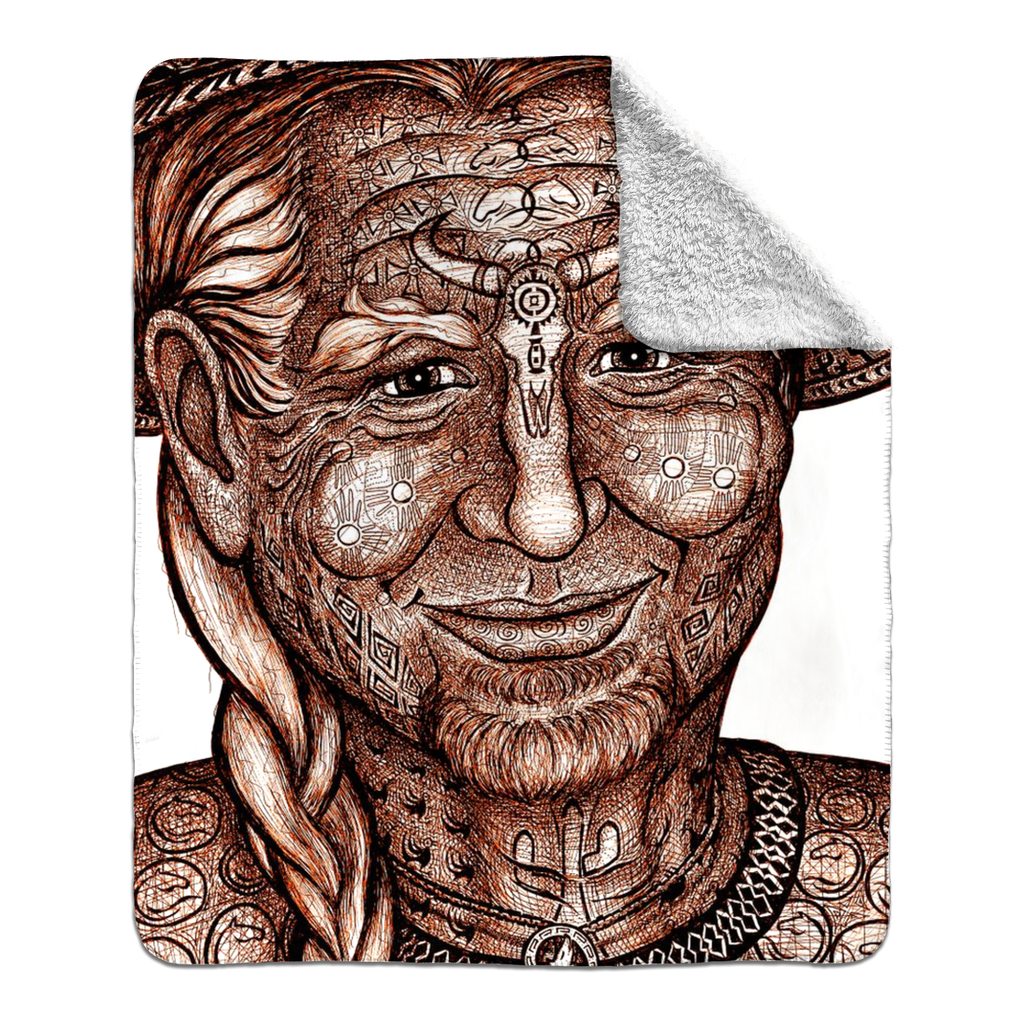 the-wisdom-keeper-of-teamwork-brown-white-fleece-sherpa-blanket – Wisdom Keepers