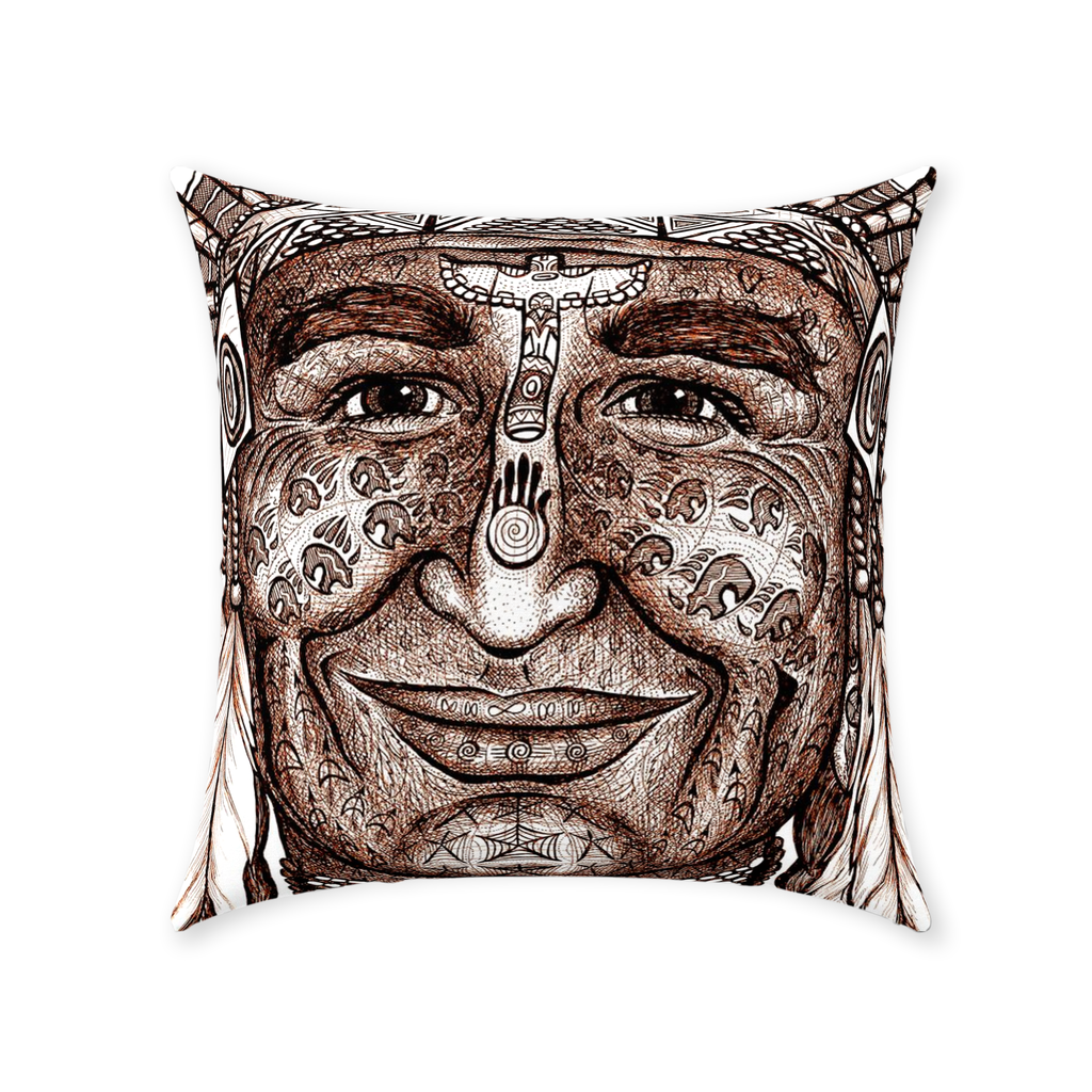 the-wisdom-keeper-of-leadership-brown-white-cotton-twill-pillow – Wisdom Keepers