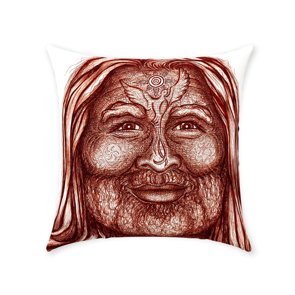 the-wisdom-keeper-of-adventure-brown-white-cotton-twill-pillow – Wisdom Keepers