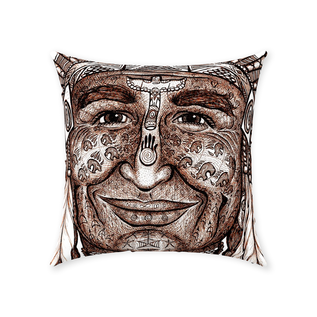 the-wisdom-keeper-of-leadership-brown-white-cotton-twill-pillow – Wisdom Keepers
