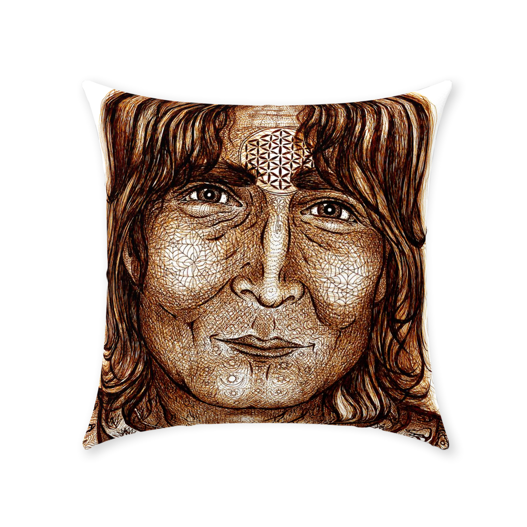 the-wisdom-keeper-of-equilibrium-harmony-brown-white-cotton-twill-pillow – Wisdom Keepers