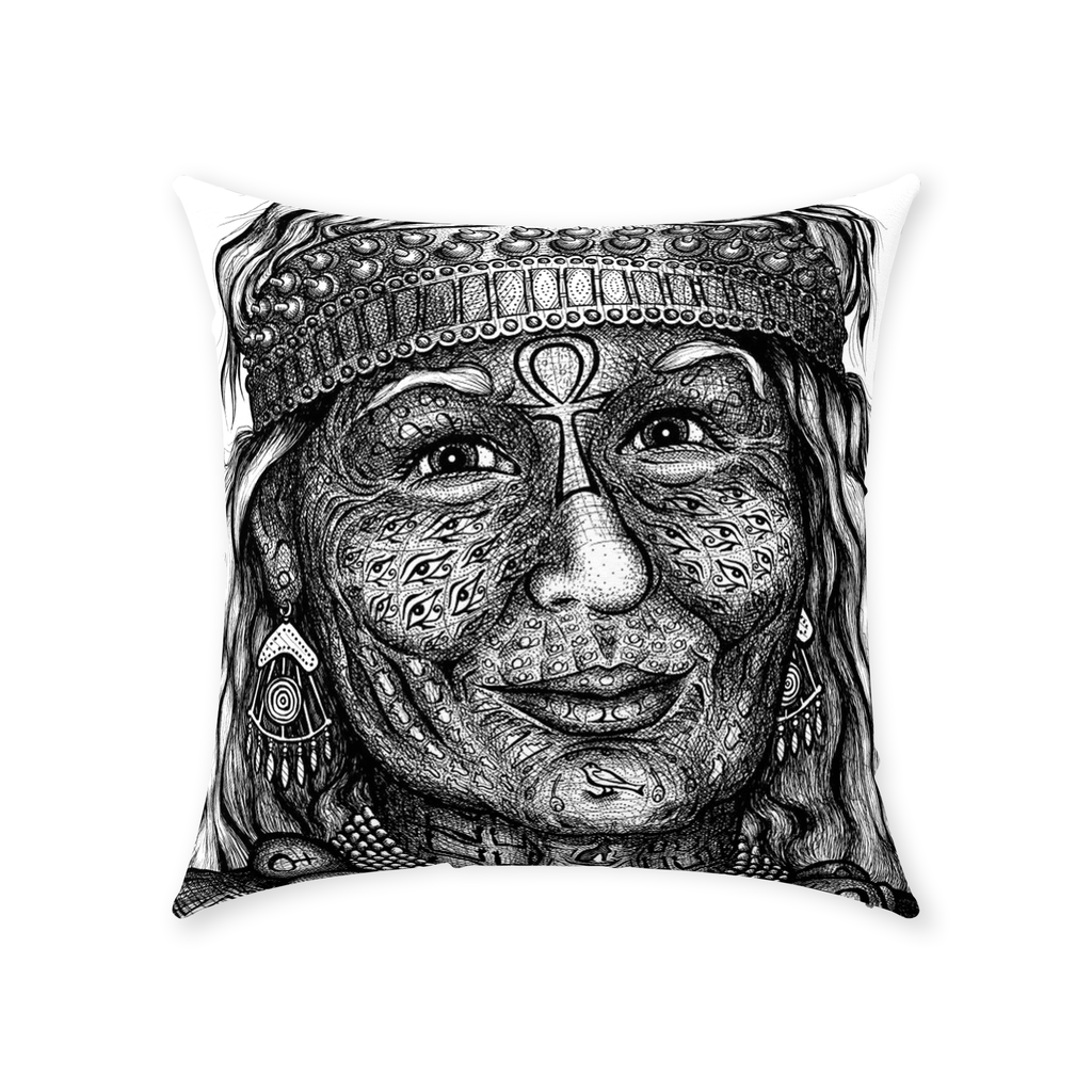 the-wisdom-keeper-of-anticipation-emanation-black-white-cotton-twill-pillow – Wisdom Keepers
