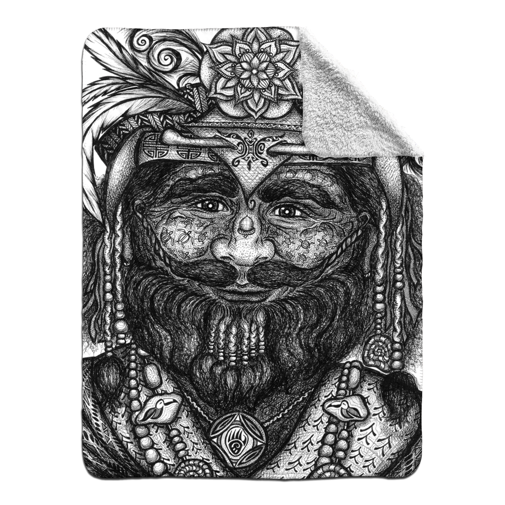 the-wisdom-keeper-of-competence-black-white-fleece-sherpa-blanket – Wisdom Keepers