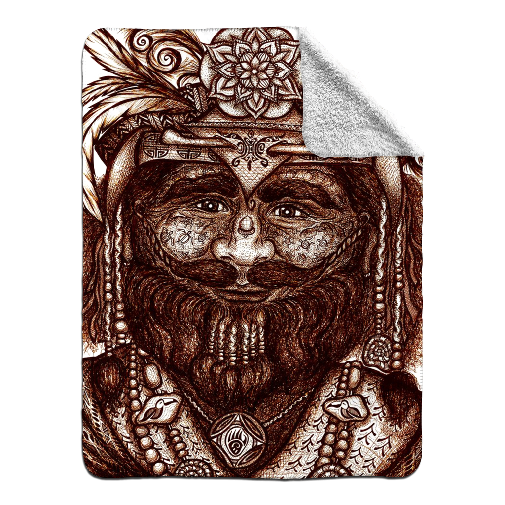 the-wisdom-keeper-of-competence-brown-white-fleece-sherpa-blanket – Wisdom Keepers