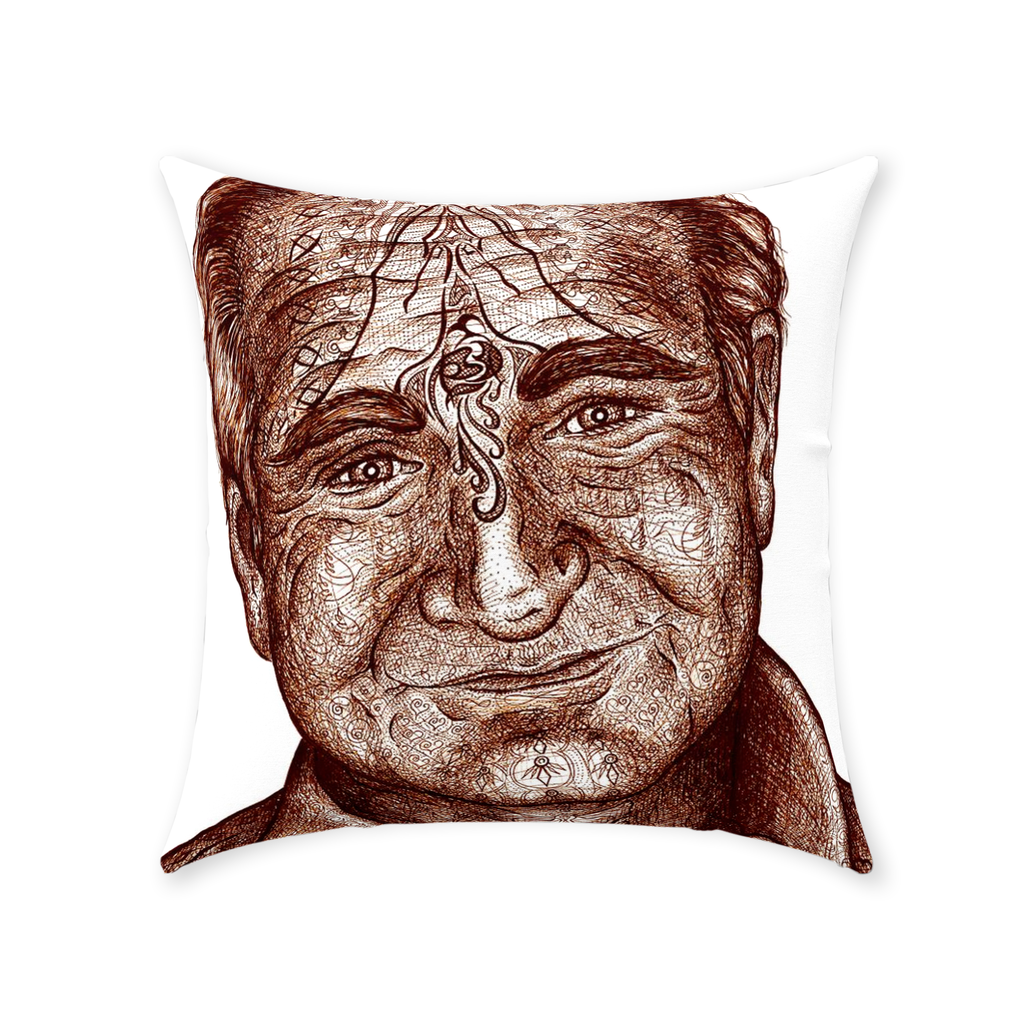 the-wisdom-keeper-of-lightness-brown-white-cotton-twill-pillow – Wisdom Keepers