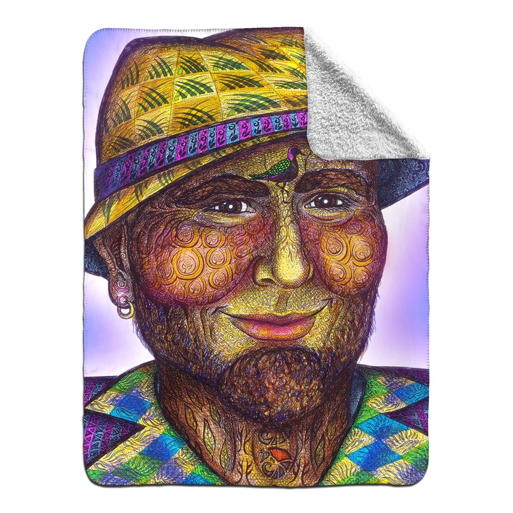 the-wisdom-keeper-of-stillness-full-color-fleece-sherpa-blanket – Wisdom Keepers