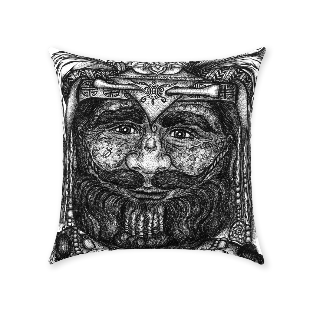 the-wisdom-keeper-of-competence-black-white-cotton-twill-pillow – Wisdom Keepers