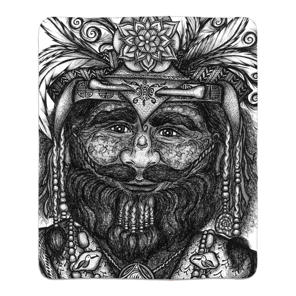 the-wisdom-keeper-of-competence-black-white-fleece-sherpa-blanket – Wisdom Keepers