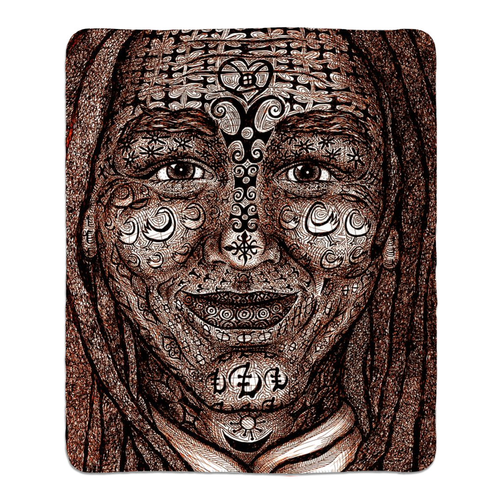 the-wisdom-keeper-of-dynamism-brown-white-fleece-sherpa-blanket – Wisdom Keepers