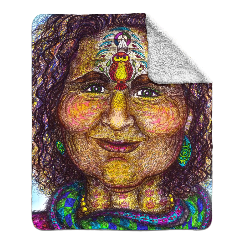 the-wisdom-keeper-of-resourcefulness-wisdom-full-color-fleece-sherpa-blanket – Wisdom Keepers