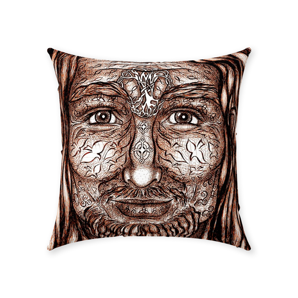 the-wisdom-keeper-of-authority-brown-white-cotton-twill-pillow – Wisdom Keepers