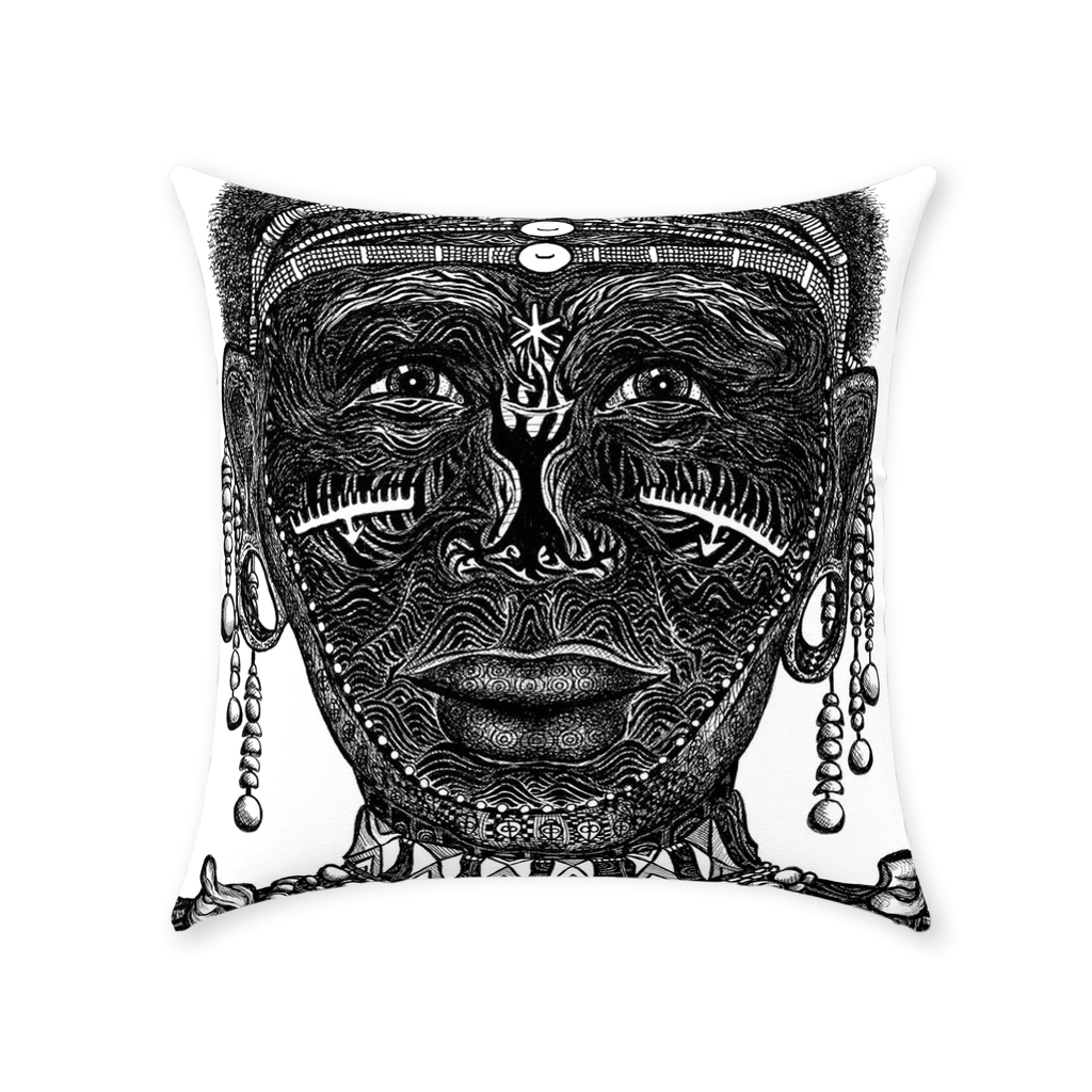 the-wisdom-keeper-of-perseverance-black-white-cotton-twill-pillow – Wisdom Keepers