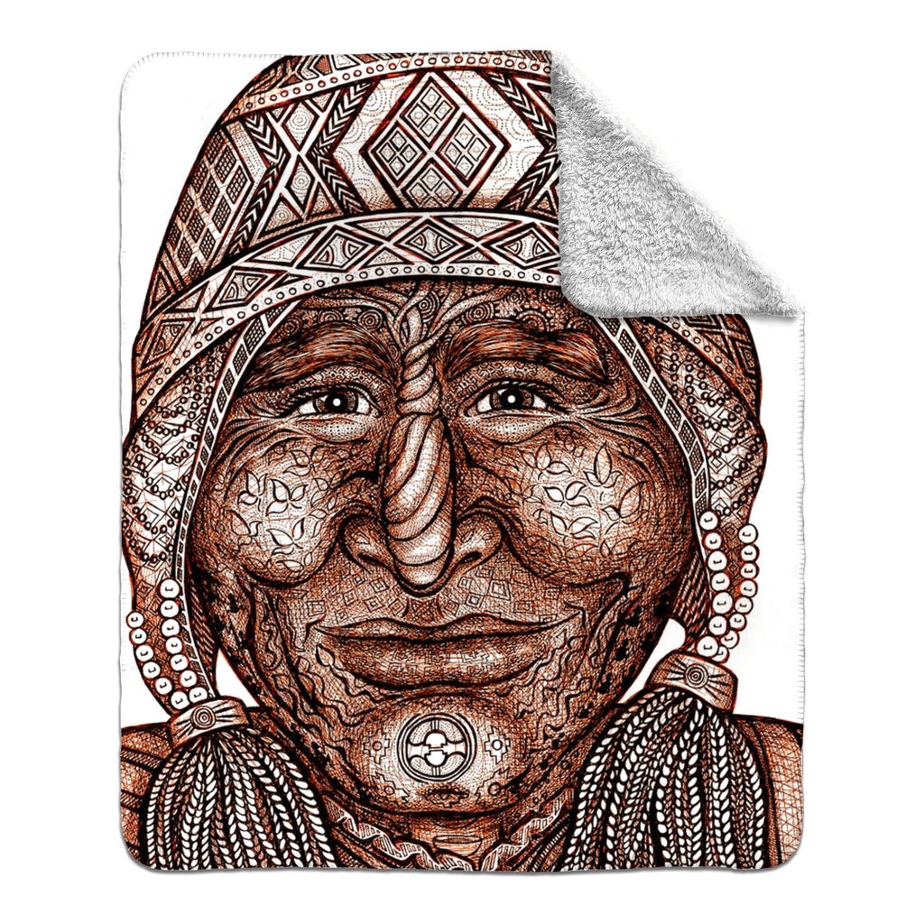 the-wisdom-keeper-of-preservation-brown-white-fleece-sherpa-blanket – Wisdom Keepers