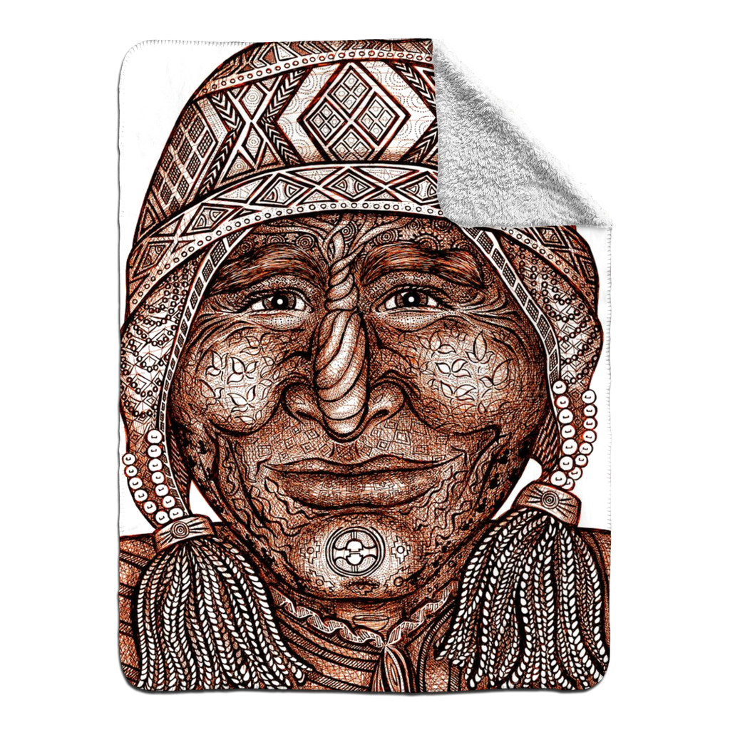 the-wisdom-keeper-of-preservation-brown-white-fleece-sherpa-blanket – Wisdom Keepers