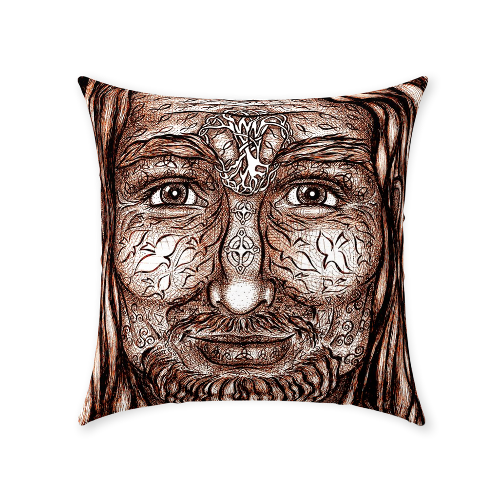 the-wisdom-keeper-of-authority-brown-white-cotton-twill-pillow – Wisdom Keepers