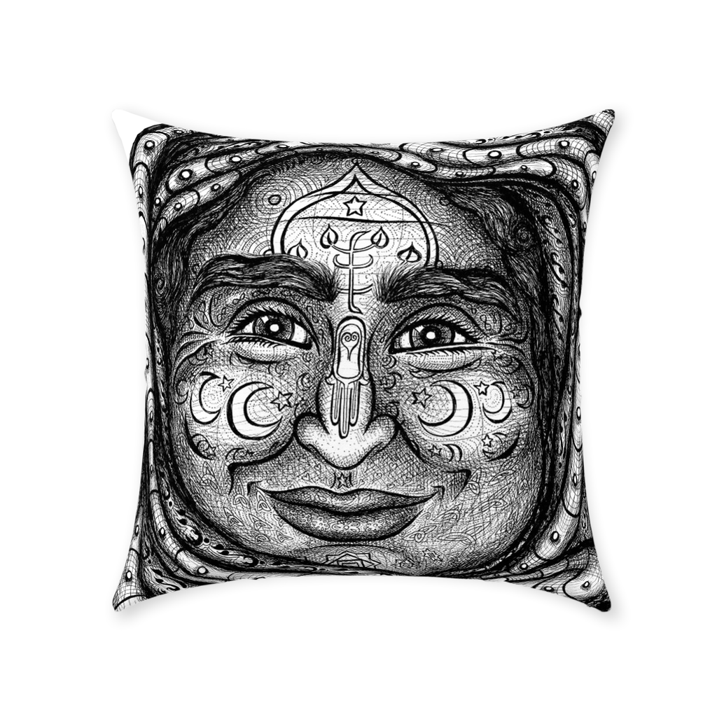 the-wisdom-keeper-of-diplomacy-peace-black-white-cotton-twill-pillow – Wisdom Keepers