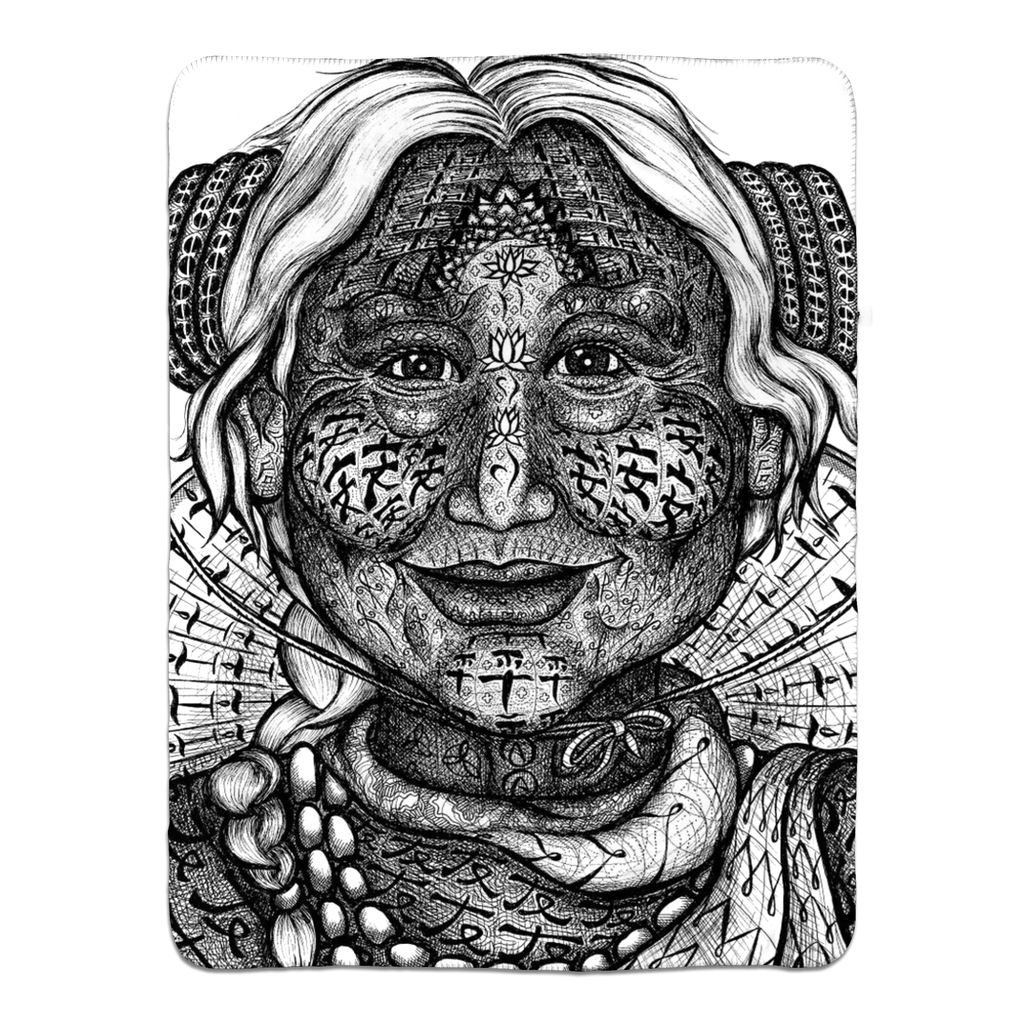 the-wisdom-keeper-of-inspiration-black-white-fleece-sherpa-blanket – Wisdom Keepers