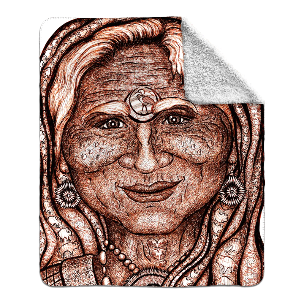 the-wisdom-keeper-of-synergy-communion-brown-white-fleece-sherpa-blanket – Wisdom Keepers