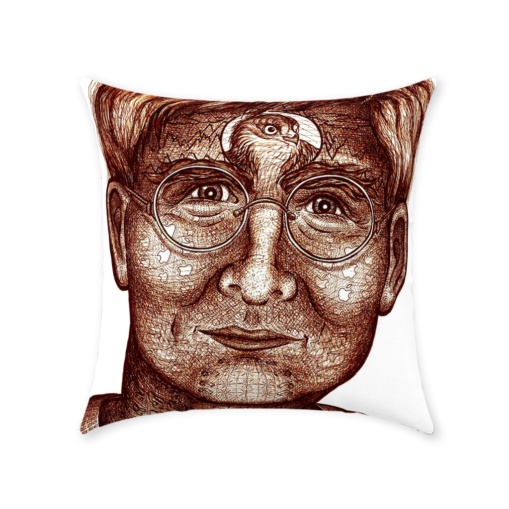 the-wisdom-keeper-of-insight-brown-white-cotton-twill-pillow – Wisdom Keepers