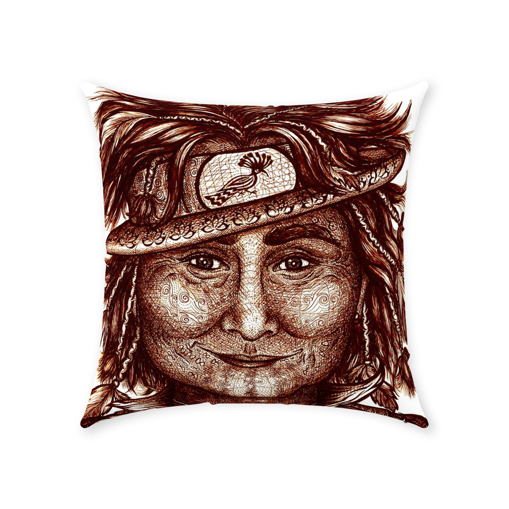 the-wisdom-keeper-of-integrity-brown-white-cotton-twill-pillow – Wisdom Keepers