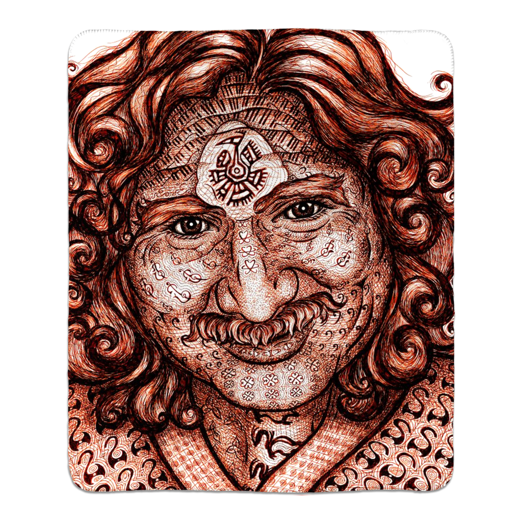 the-wisdom-keeper-of-self-assurance-brown-white-fleece-sherpa-blanket – Wisdom Keepers
