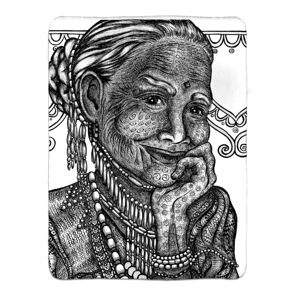 the-wisdom-keeper-of-understanding-forgiveness-black-white-fleece-sherpa-blanket – Wisdom Keepers