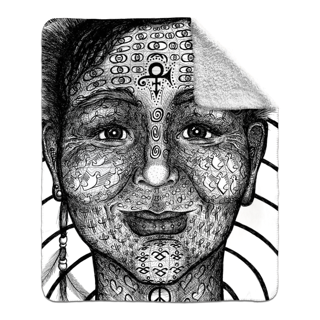 the-wisdom-keeper-of-equality-tenderness-black-white-fleece-sherpa-blanket – Wisdom Keepers