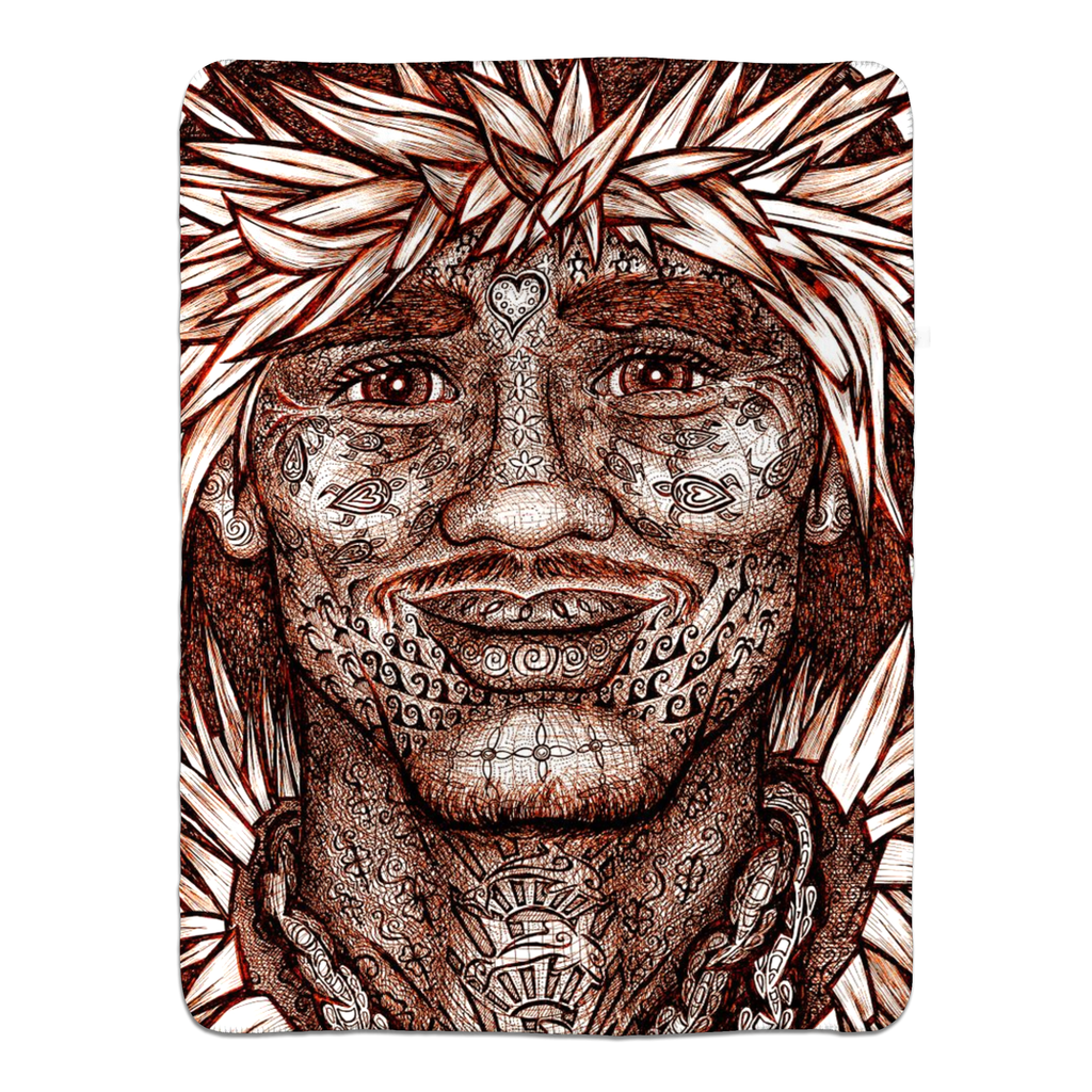 the-wisdom-keeper-of-vitality-brown-white-fleece-sherpa-blanket – Wisdom Keepers