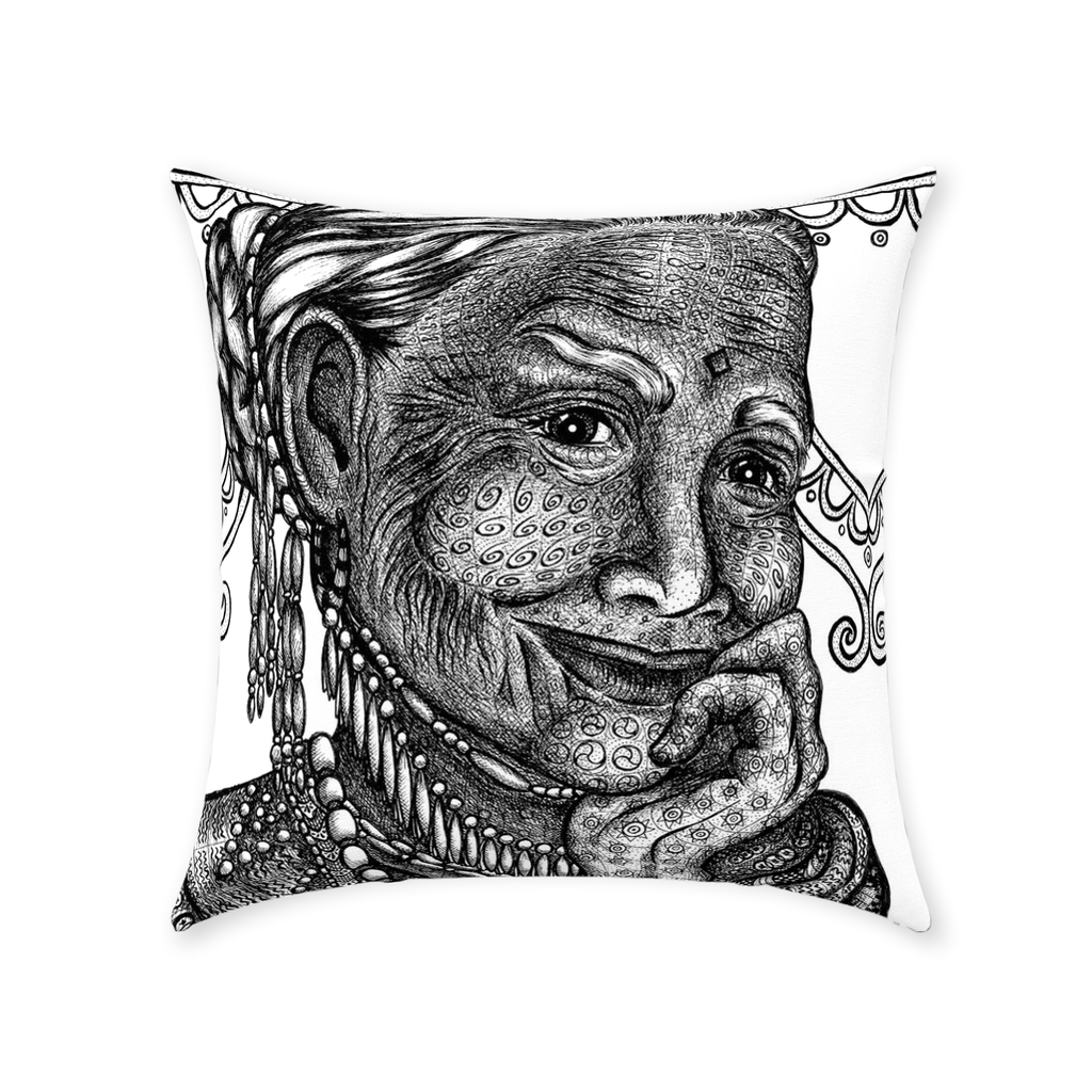 the-wisdom-keeper-of-understanding-forgiveness-black-white-cotton-twill-pillow – Wisdom Keepers