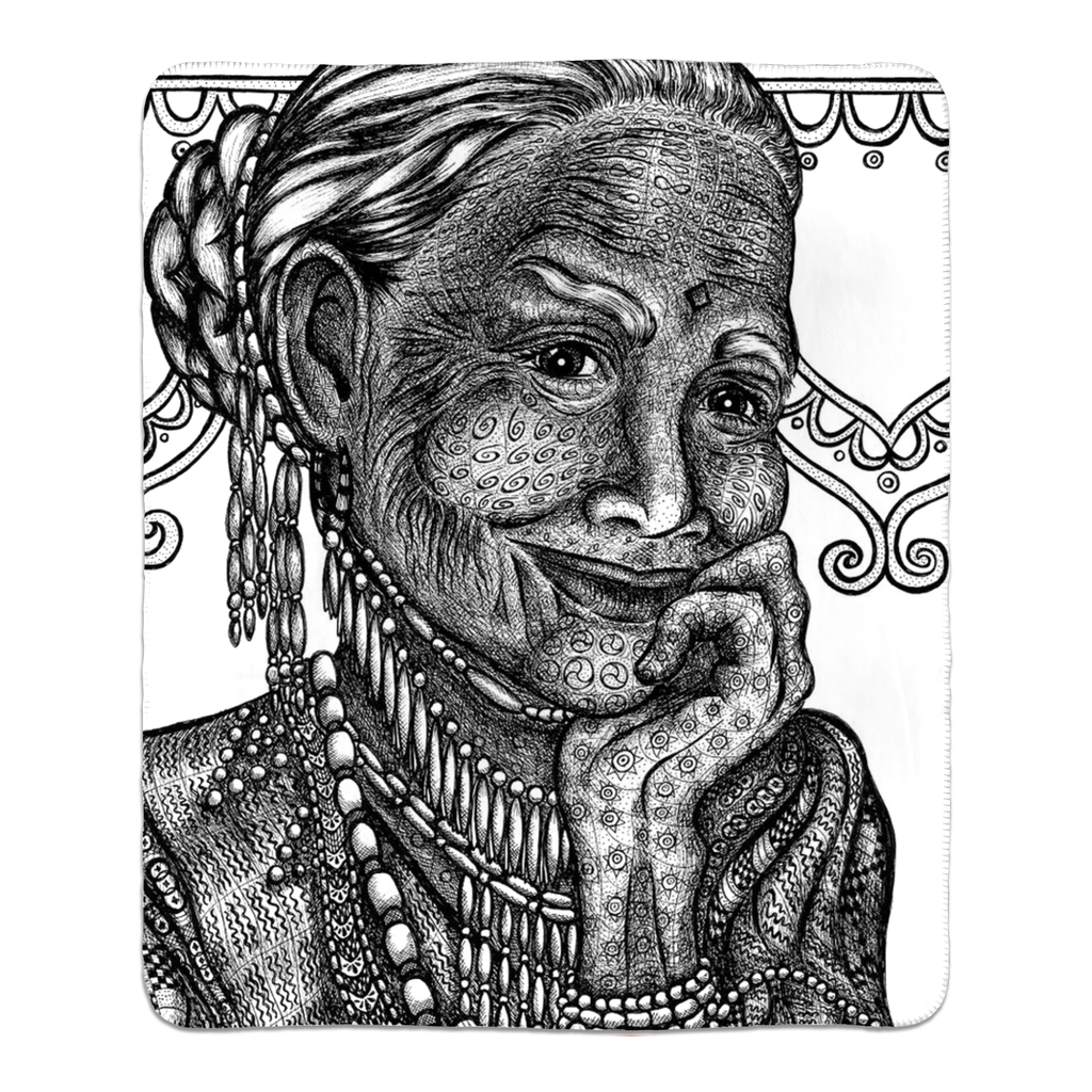 the-wisdom-keeper-of-understanding-forgiveness-black-white-fleece-sherpa-blanket – Wisdom Keepers